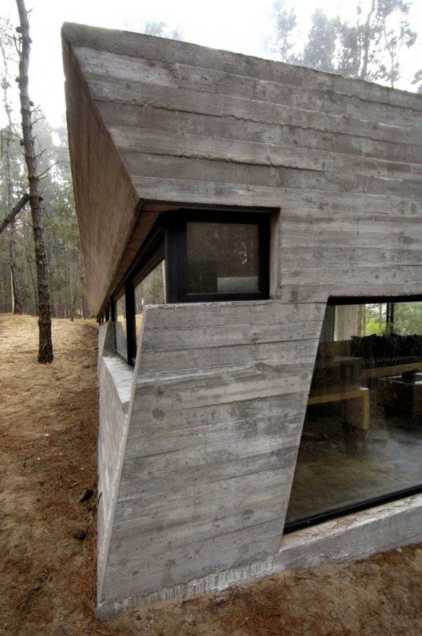 бетонный дом