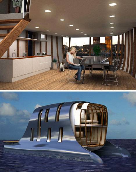 Новый урбанизм: плавучие домики класса «люкс» по проекту Erikstad Architecture