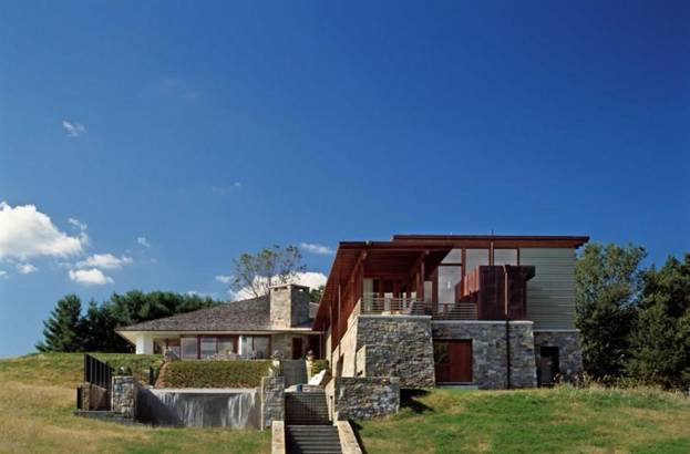 загородный дом «Lookout House» по проекту Ike Kligerman Barkley Architects