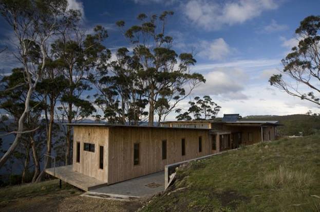 свой дом на острове Тасмания по проекту Dock4 Architecture