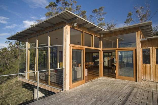 фото дома на острове Тасмания по проекту Dock4 Architecture