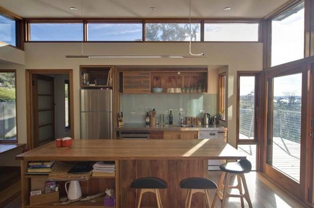 проект дома на острове Тасмания от  Dock4 Architecture