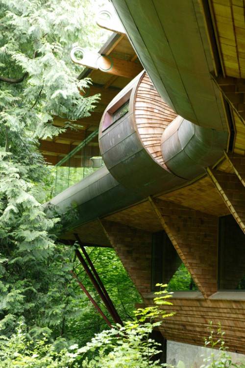 дома в лесу - фото проекта Robert Harvey Oshatz Architects