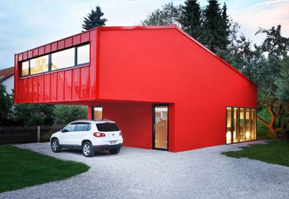Маленький Красный Дом по проекту Jacob Bader
