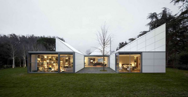 проект неординарного геометрического дома
