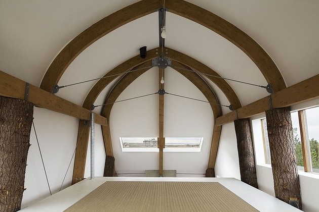 дачный домик студия - потолок