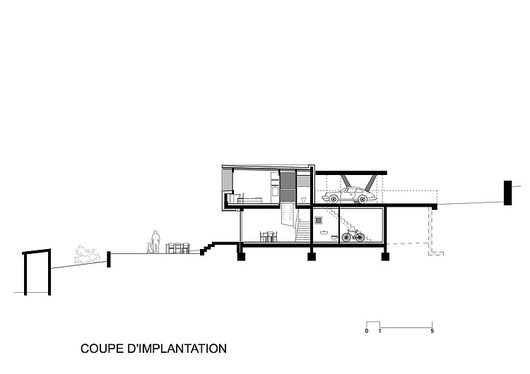 план двухуровневого дома