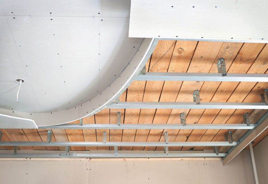 Каркас для потолка из гипсокартона – как сделать?